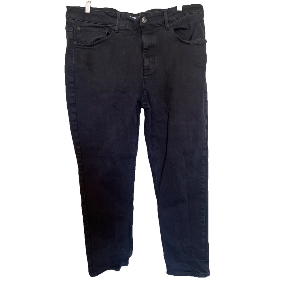 RSQ men's relaxed taper black jean size 36x30